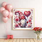 Valentine Diamond Art Kits for Adults, Full Drill Gnome Diamond Painting Kits - Image 2