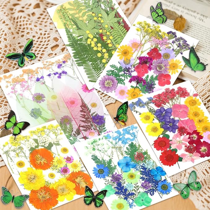 210 Pcs Dried Pressed Flowers for Resin, Dried Pressed Flowers for Crafts - Image 4