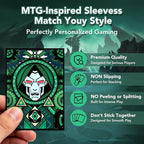 MTG Card Sleeves 100ct, Smooth Shuffle, Art Card Sleeves Deck Protector - Image 3