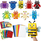 WATINC 9Pack Hand Puppet Art Craft by WATINC