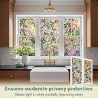 Oxdigi 3D Stained Glass Window Film Decorative, Static Cling Privacy Protection - Image 3