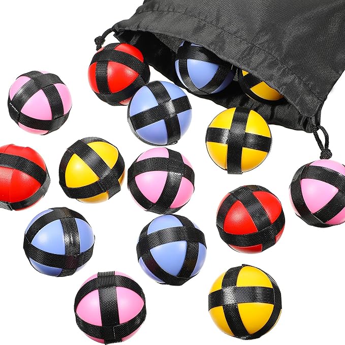 Skylety 20 Pieces Sticky Balls for Fabric Dart Board, Dart Hook and Loop Safe by Skylety