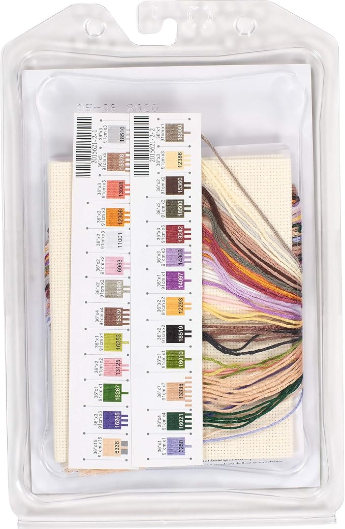 Dimensions 70-65209 Garden Lady Counted Cross Stitch Kit, 18 Ivory Aida - Image 2