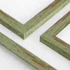 puthiac 4x6 Rustic Farmhouse Picture Frame, Weathered Green, 1 Pack | - Image 9