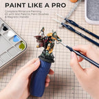 Nicpro Professional Miniature Painting Kit, - Image 2