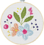 Awesocrafts Cross Stitch Kits Flower 11CT Stamped Patterns Easy Cross Stitching by Awesocrafts