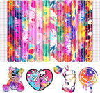 Pink Splatter Permanent Adhesive Vinyl 12 Sheets 12'' x 10'' | Pink Splash by CraftingEveryday