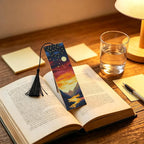 6 Pcs Sun and Moon Cross Stitch Bookmark Kit - Image 4