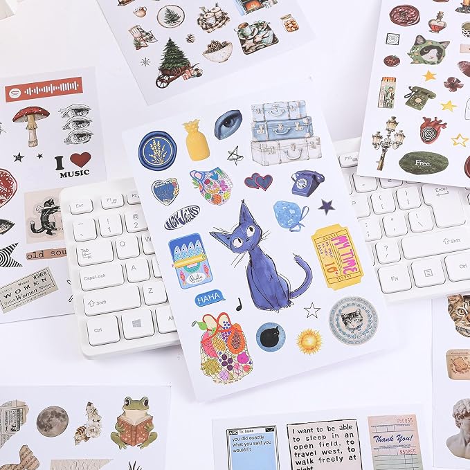 Girl's Korean Sticker Book, Food and Daily Life Theme - Image 6