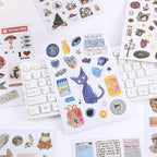 Girl's Korean Sticker Book, Food and Daily Life Theme - Image 6
