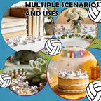80 Pcs Mini Resin Volleyball Ducks, Small Figurines Bulk Tiny Sports Duck - Image 7