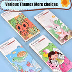 Cavnewt Pocket Watercolor Painting Book, Travel Paint Watercolor Coloring Book - Image 8