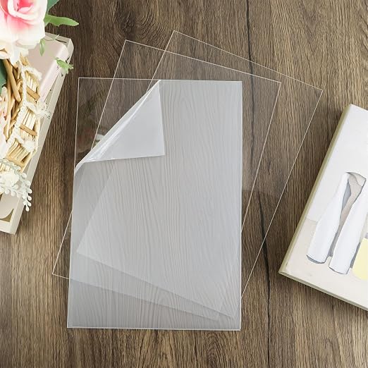 QWORK 10 Pack Clear Acrylic Sheets 8x12" - 2mm Thick - Image 2