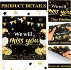 48Pcs We Will Miss You Paper Plates and Napkins Farewell Party Decorations - Image 4