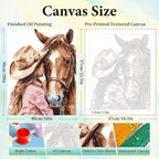 Paint by Numbers Kit for Adults, Horse DIY Painting Kit, 16x20 Inch | Cowgirl - Image 3