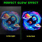 FansArriche Glow in the Dark Paint, 24 Colors x 20 ml Fabric Paint | 3D Neon - Image 3
