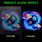 FansArriche Glow in the Dark Paint, 12 Colors x 20 ml Fabric Paint | 3D Neon - Image 3