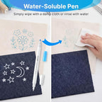 Avenuebool Fabric Markers for Sewing, Water Soluble Fabric Marker, Disappearing - Image 3