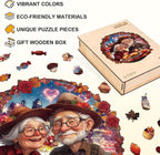 Romantic Grandma Grandpa Love Senior Couple Puzzles Adults Gifts - Image 2