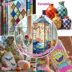 HOMY ARTY Glass Paint 20 Colors - Image 5