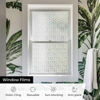 ADD.HERES Window Privacy Film, Glass Decorative Static Cling, Removable Sun - Image 3