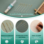 Fteven 30PCS Cross Stitch Needles, Size 22 Stainless Steel Embroidery Needles - Image 4