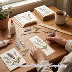 48 Pcs Natural Dried Pressed Garden Sage Flowers - Image 5