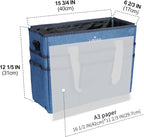 JJRING Craft Organizer Tote Bag, Large Art Storage Caddy - Image 2