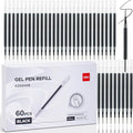 deli Gel Pen Refills, Medium Point 0.7mm, Smooth Writing, Fast Dry, No Bleed by delioffice