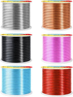 Mandala Crafts 10 GA Red Copper Black Assorted Anodized Aluminum Craft Wire | - Image 2
