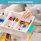 Vtopmart 24 QT Clear Plastic Craft Organizer - Image 5