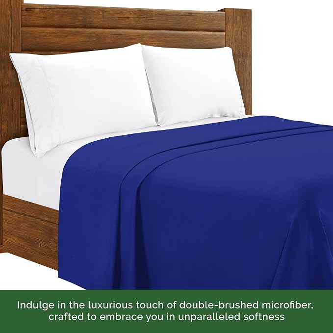 Luxury Flat Sheet on Amazon Elegant Comfort Wrinkle-Free 1500 Premier Hotel - Image 6