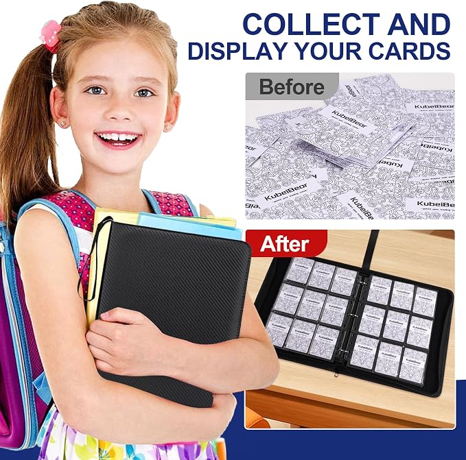 Card Binder – 720 Capacity, Zippered Trading Card Holder - Image 5