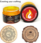 BIGTHUMB Wood Burning Gel Kit 4 OZ | Heat Activated Non-Toxic Paste - Image 4