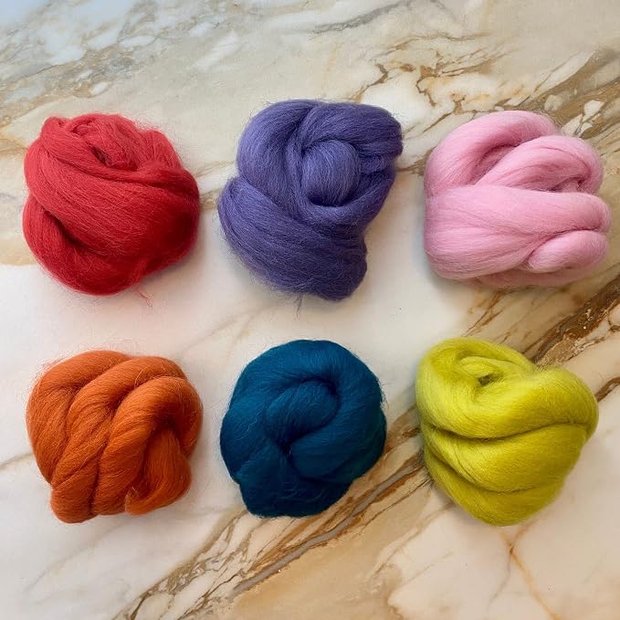 Revolution Fibers Dyed Wool Top | Shetland Collection of Crafting Fibers | - Image 2