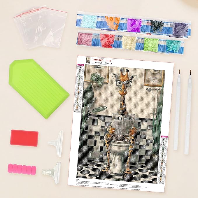 Lxmsja Giraffe Diamond Art Kits - Image 5