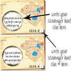 Make Your Own DIY Treasure Map Scavenger Hunt Scratch Off ScratchNotes 20 Pack - Image 3