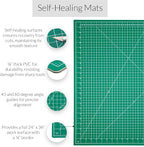 Breman Precision 24x36 Inch Self Healing Cutting Mat – 2-Sided 5-Ply PVC - Image 2