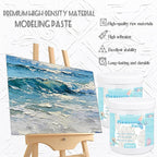 Modeling Paste 2000ml/127oz Professional High Density Acrylic Medium Structural - Image 2