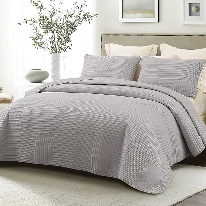 Whale Flotilla Ultra Soft Twin Quilt Bedding Set, Lightweight Microfiber Light - Image 8