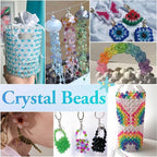Paxcoo 700 Pcs Crystal Acrylic Beads Faceted Bicone Gem Beads - Image 6