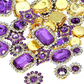 PATIKIL Sew on Rhinestones Crystal, Light Purple by PATIKIL