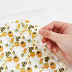 Bee Printed TPU Jelly Faux Leather Fabric, 11.8 x 47.2 Inch Clear TPU Vinyl - Image 4