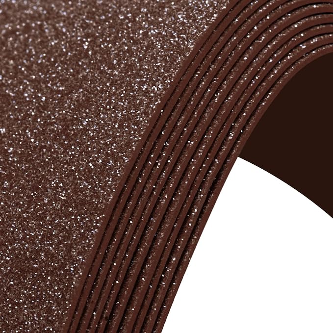 10 Pack Glitter Foam Sheets Craft 8 x 12 inch | Sparkles Foam Paper by Nitelemn