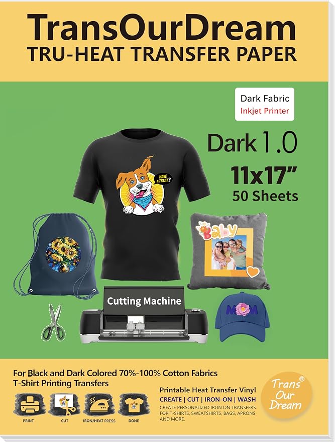 TransOurDream Dark Heat Transfer Paper by TransOurDream