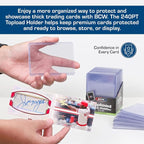 BCW Thick Card Topload Holder | Holds Relic, and Jersey Cards | Protective Card - Image 7