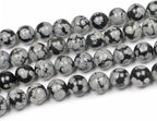 MJDCB Snowflake Obsidian Beads Round Natural Stone Beads - Image 4