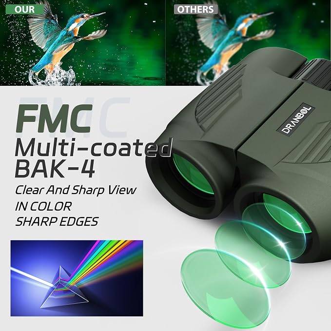 20X25 Small Binoculars for Adults and Kids, Large Eyepiece Binoculars for Bird - Image 2