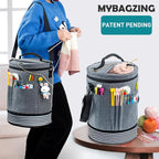 MYBAGZING Expandable Yarn Storage Organizer, Crochet Bag & Yarn Tote - Image 5