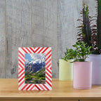 Picture Photo Frame Chevron Herringbone Art Inspired Vintage Table-Top/Wall - Image 5